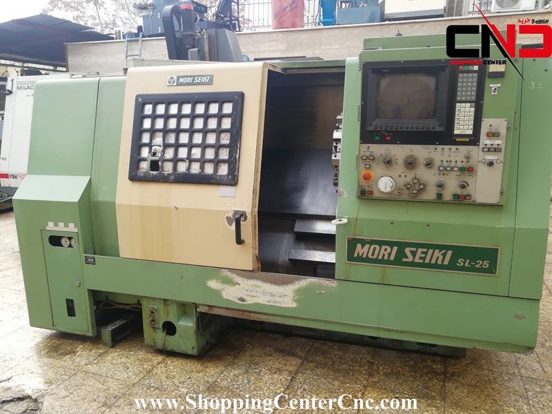 پارامتر های تراش سی ان سی دو محور MORI SEIKI SL 25   با کنترل FANUC 10T